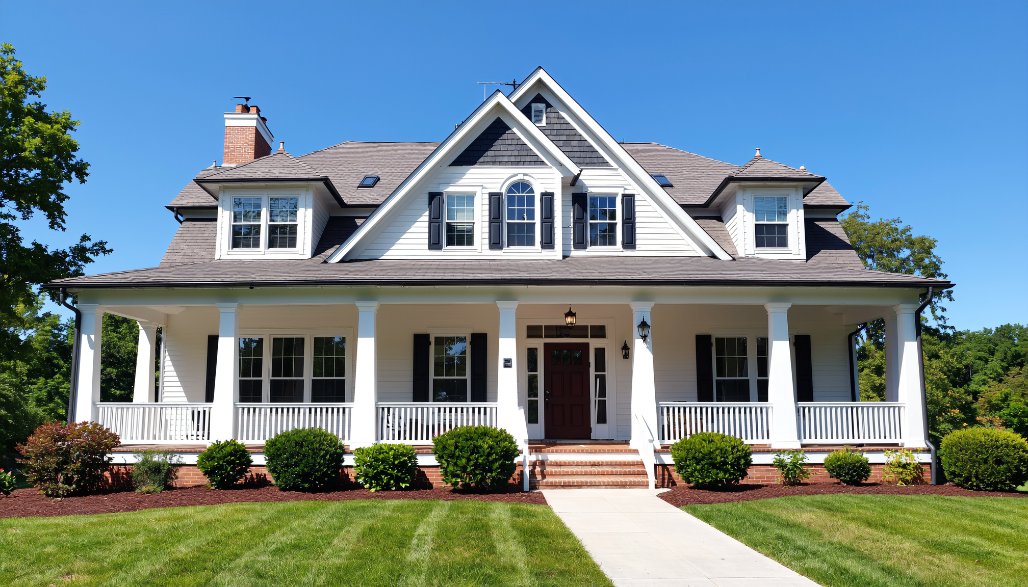 Charlotte, NC home seamless gutters